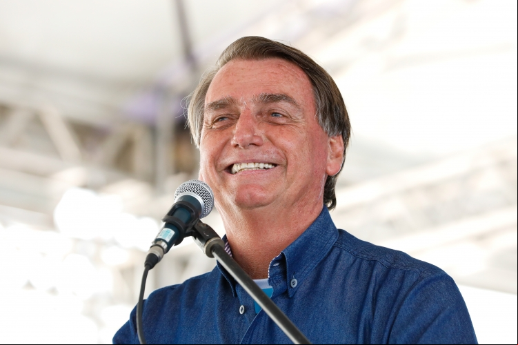 Presidente Jair Bolsonaro (PL) em viagem pela região nordeste.